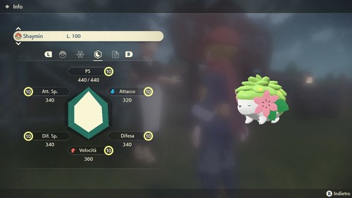 Shaymin 6iv fully - trained, +