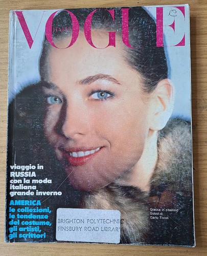 Vogue italia back issues 1972 - vogue,