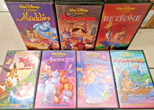 Disney collezione vhs lotto - collezione,
