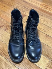 Men’s Zara Black Leather