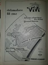 VIVI VIBERTI CICLOMOTORE TORINO - VECCHIA PUBBLICITA' ADVERT - MOTOX