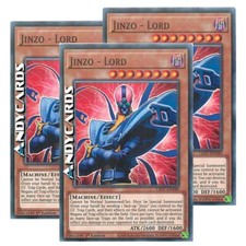3x JINZO - LORD • (Jinzo - Supremo) • Comune • LED7 EN040 • YUGIOH! • ANDYCARDS