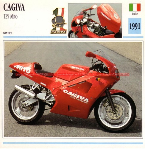 Cagiva 125 mito 1991 - :, fiche