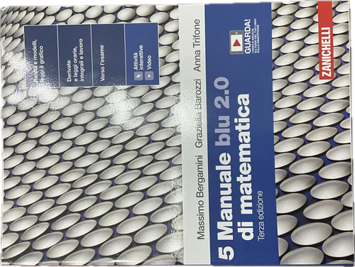 Libro matematica manuale - libro, “5