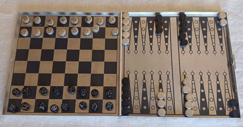 Set gioco dama backgammon - gioco,