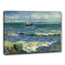 Niik Quadro paesaggio marino maries de la mer di vincent van gogh falso d' au...