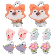  5 Paia Orecchini Clip On