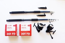 Combo 2 canne da spinning MILO 2,7 mt + 2 Mulinelli SERT MEKA EFI 301 EFI CMB008