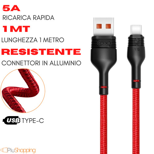 Cavo dati usb ricarica - ricarica, type