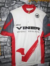 Vintage Cycling jersey shirt team cicli  Viner by Castelli maglia bici ciclismo