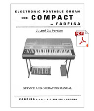 FARFISA COMPACT Service Manual repair Schematic Diagrams Operating (1st 2nd ver)
