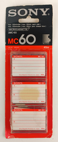Sony 3 micro cassette - 3,