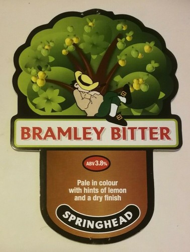 Beer pump clip badge front