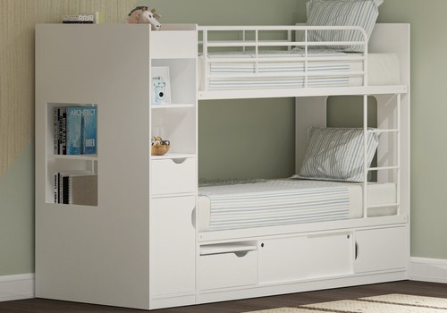 Letto castello contenitore - a,