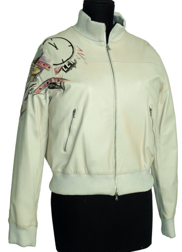 Giacca nappa donna dipinto - nappa,