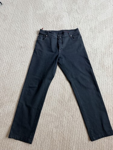 Jeans uomo kiton nero - kiton,