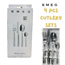 Nuovo Smeg Set 4 Pezzi Piatti