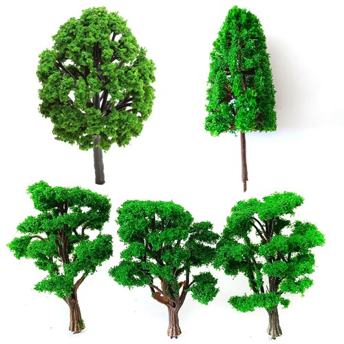 Various 10cm model trees - model,