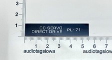 Pioneer giradischi logo - pl-71,