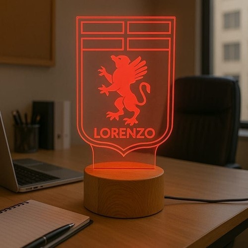 Lampada plexiglass genoa - lampada,