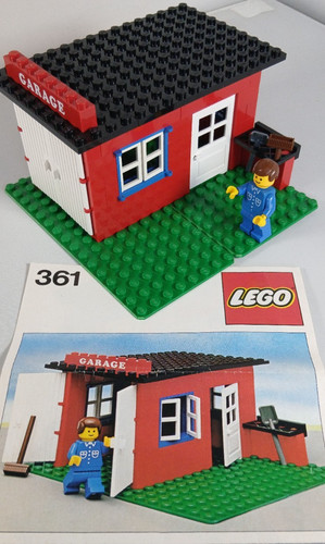 Lego town 361 garage - lego,