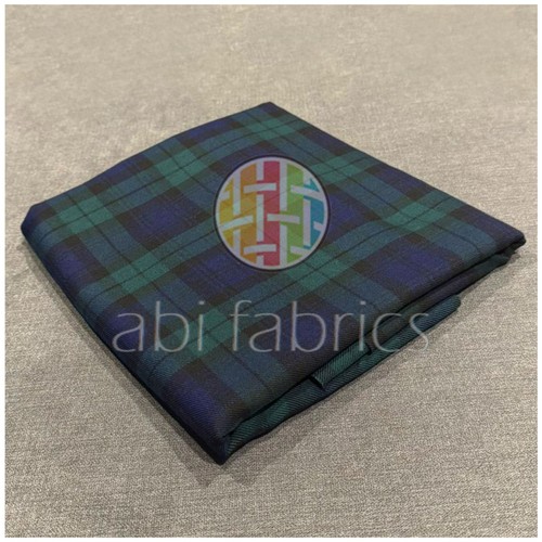 Blackwatch tartan tessuto - blackwatch,