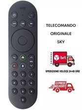 Telecomando Tv Sky Glass / Decoder Sky Stream con Controllo Vocale Nero ✅