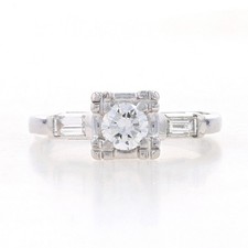 Oro Bianco Diamante Vintage