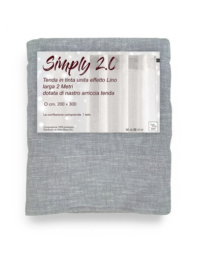 Tenda simply grigia - tenda, 2.0
