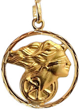 CIONDOLO in oro giallo 18kt