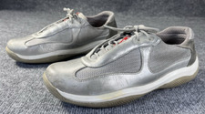 PRADA America's Cup Argento Sneaker in pelle da donna taglia US 10 / EU 40 - PR3163