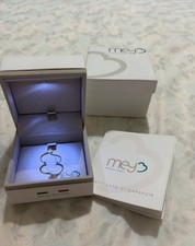 solitario oro bianco anelli con diamanti Un Carato 