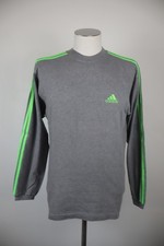 ADIDAS MAGLIA MANICA LUNGA UOMO TG. I3 MAN T-SHIRT VINTAGE CASUAL COTONE COTTON
