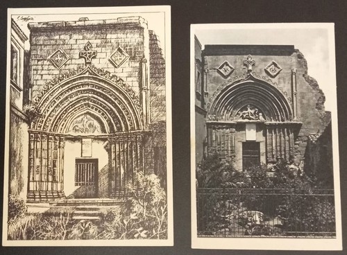 Coppia cartoline ragusa - coppia, ibla