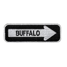 Buffalo insegna unidirezionale - buffalo,