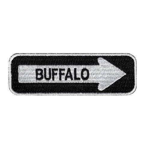 Buffalo insegna unidirezionale - insegna,