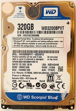 WD 320 GB 5400 RPM 2,5"