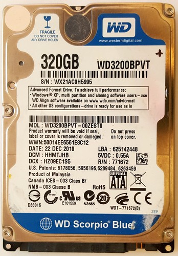 320 5400 rpm - 5400,