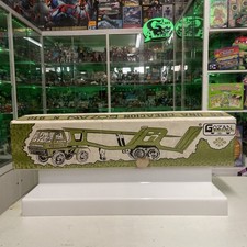 GOZAN Juguetes n. 916 - Bisarca Camion Portauto Militare - Tin Toys Lamiera