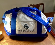 Borsone Eagle Creek bianco e blu