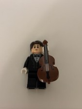 NUOVO LEGO BASS PLAYER MINIFIG