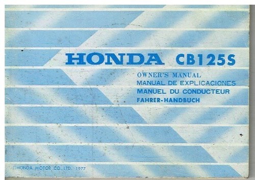 Honda cb125s orig 1977 - cb125s, orig.