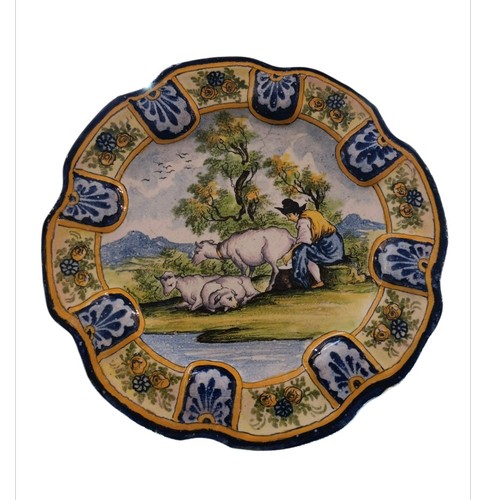 Piatto maiolica antica 700 - in,