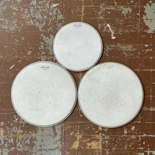 Tamburi vintage Ludwig rivestiti bianchi, 16/12 pollici, set di 3