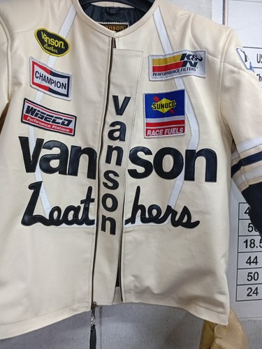Giacca moto vanson pelle - vanson,