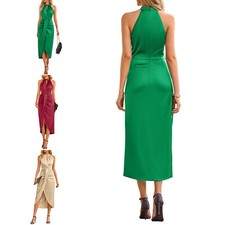 Abiti da donna abiti da ballo abito da sposa senza maniche costume formale maxi