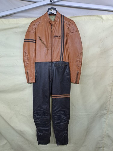 Tuta moto pelle vintage - tuta,