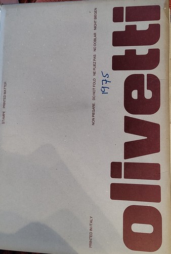 Calendario olivetti 1975 - olivetti,