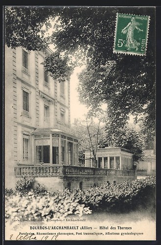 Cpa bourbon archambault - cpa, bourbon-l´archambault