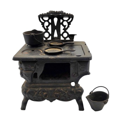Mini stufa vintage ghisa - in,